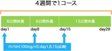 婦人科 卵巣癌 weekly CPT-11療法