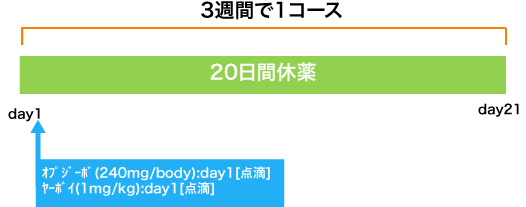 大腸癌 オプジーボ+ヤーボイ(240+1)療法