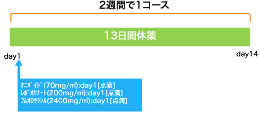 外科 オニバイド+5FU+Lv療法