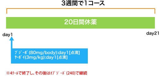 悪性黒色腫 オプジーボ+ヤーボイ(80-3)療法