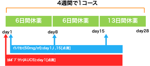 耳鼻科 頭頸部癌 CBDCA+CPT-11療法