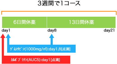 呼吸器病センター 非小細胞肺癌 CBDCA+GEM療法