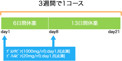 呼吸器病センター 非小細胞肺癌 GEM+VNR療法