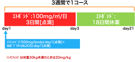 呼吸器病センター 小細胞癌 イミフィンジ+CBDCA+VP-16療法